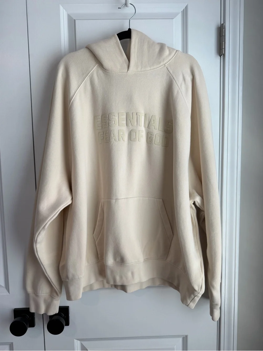 Fear of God Essentials Men’s Hoodie Eggshell Size XL